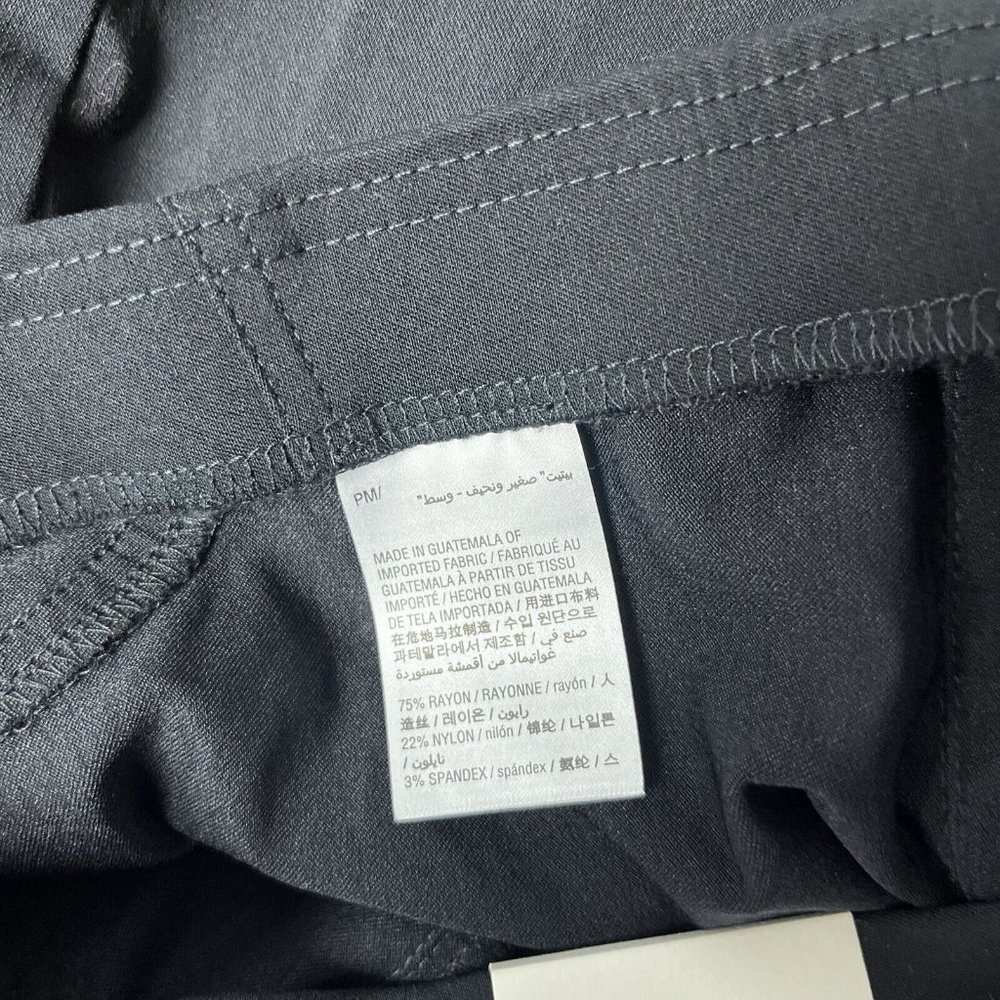 Style & Co Womens Petite Pull-On Capri Pants ( Petite, Deep Black) - Picture 6 of 15
